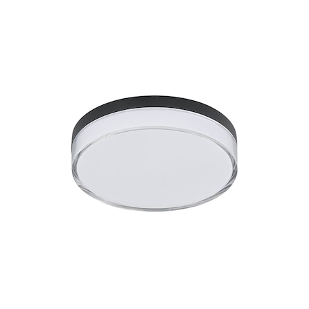 Maxim Lighting Edge 7'' LED Flush Mount, Black 59762CLFTBK
